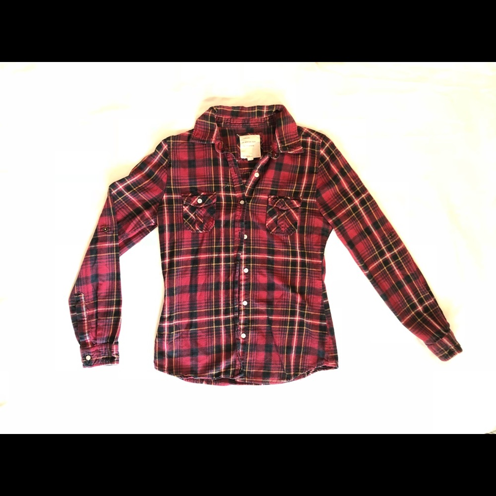 Flannel button up